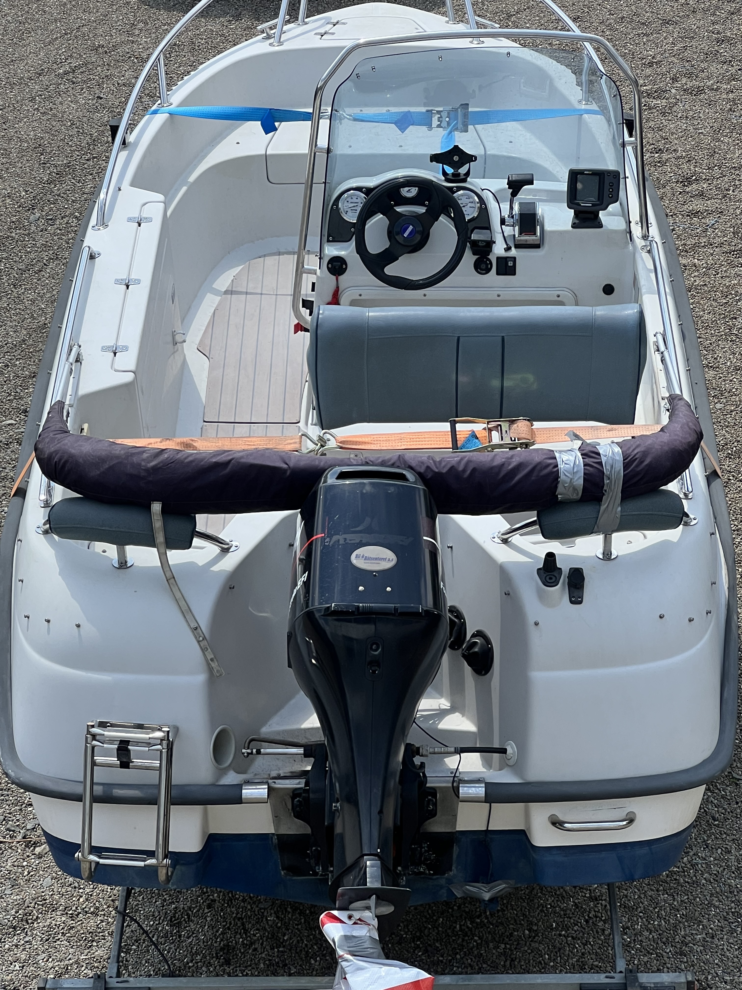 Motorboat with Trailer