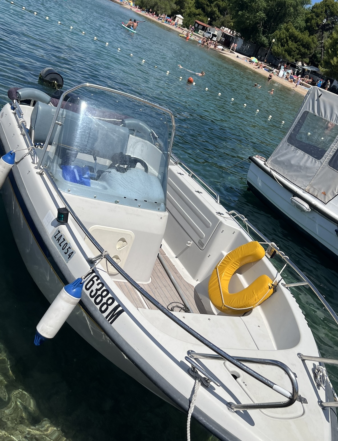 Motorboat with Trailer