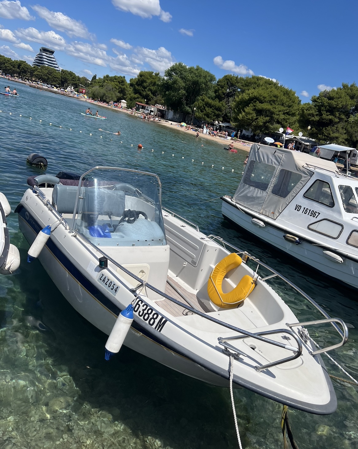 Motorboat with Trailer