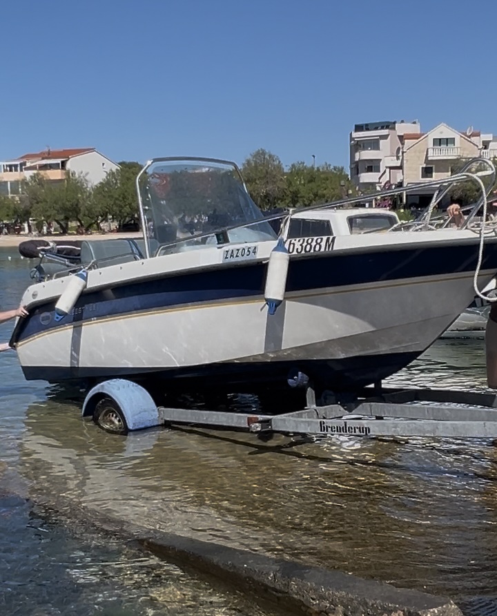 Motorboat with Trailer